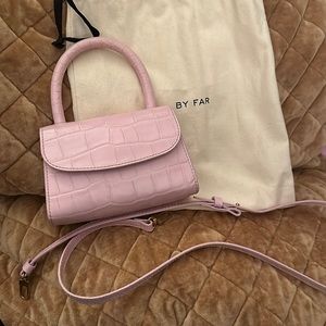 By Far Mini Croc Bag